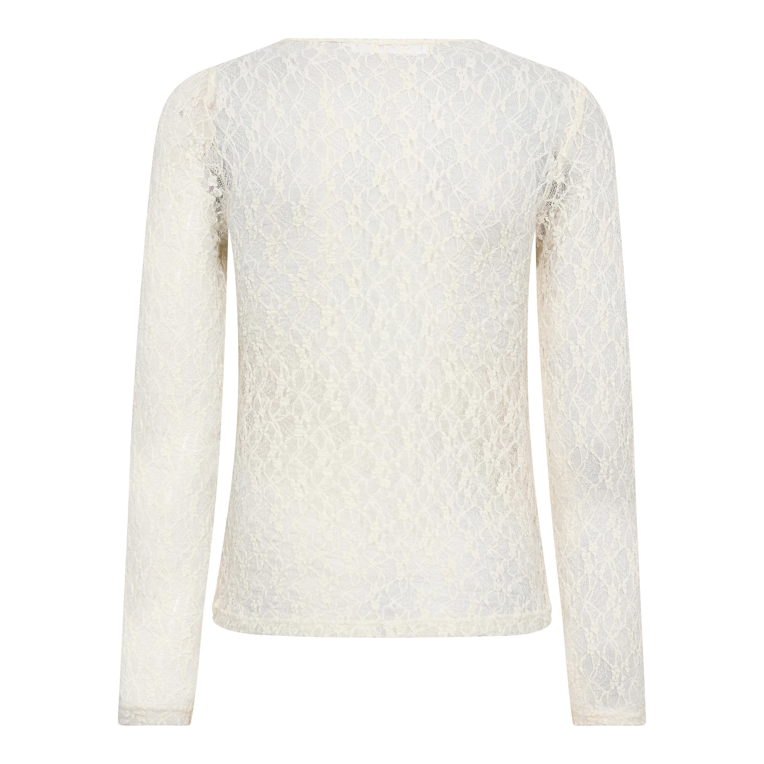 Co’Couture naisten pusero Barnacc O-Neck, luonnonvalkoinen