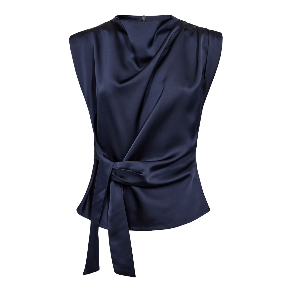 Co’Couture naisten toppi SafiraCC Pleat Top, tummansininen