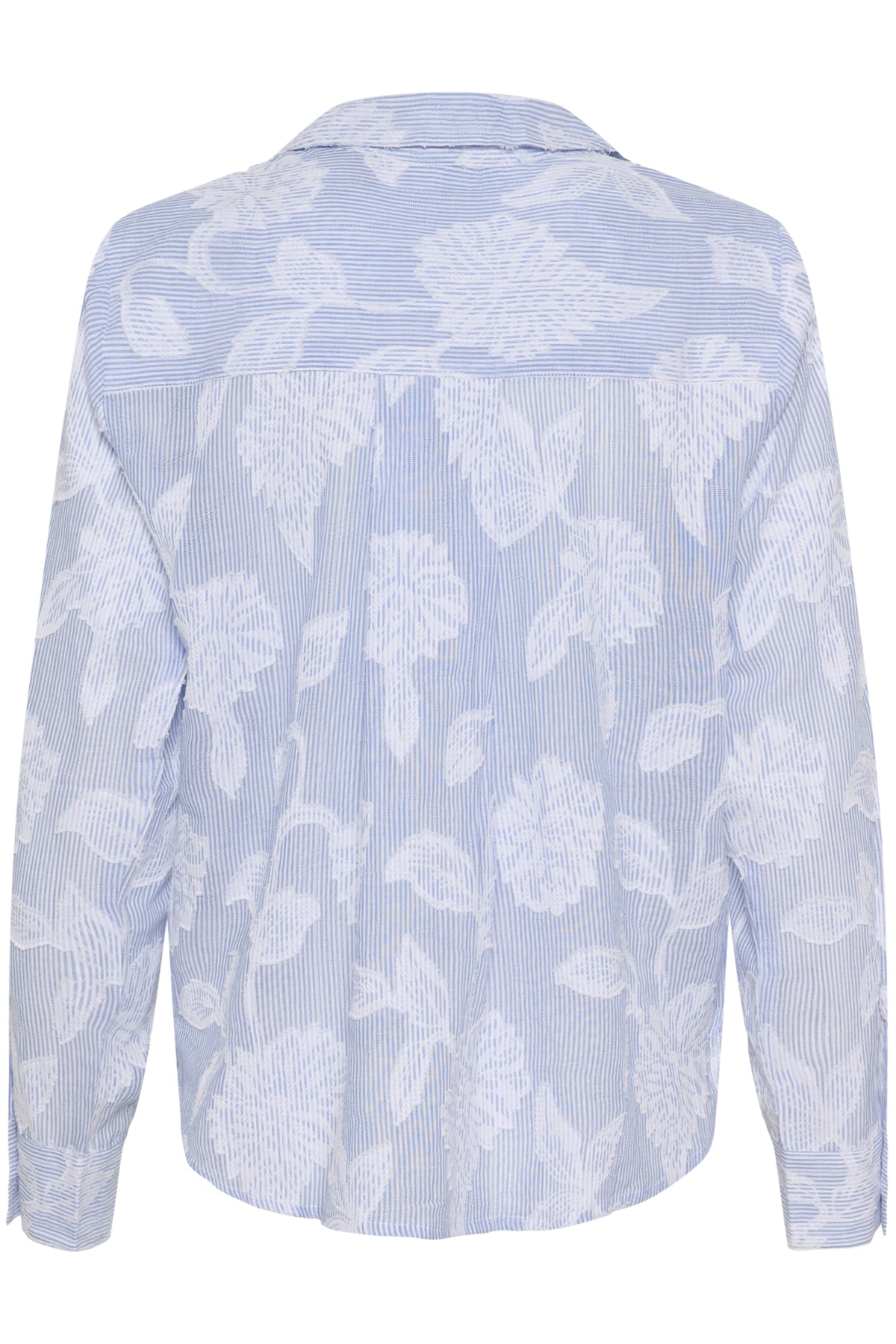 Culture naisten paitapusero Cuzanday Shirt, sinivalkoinen raita