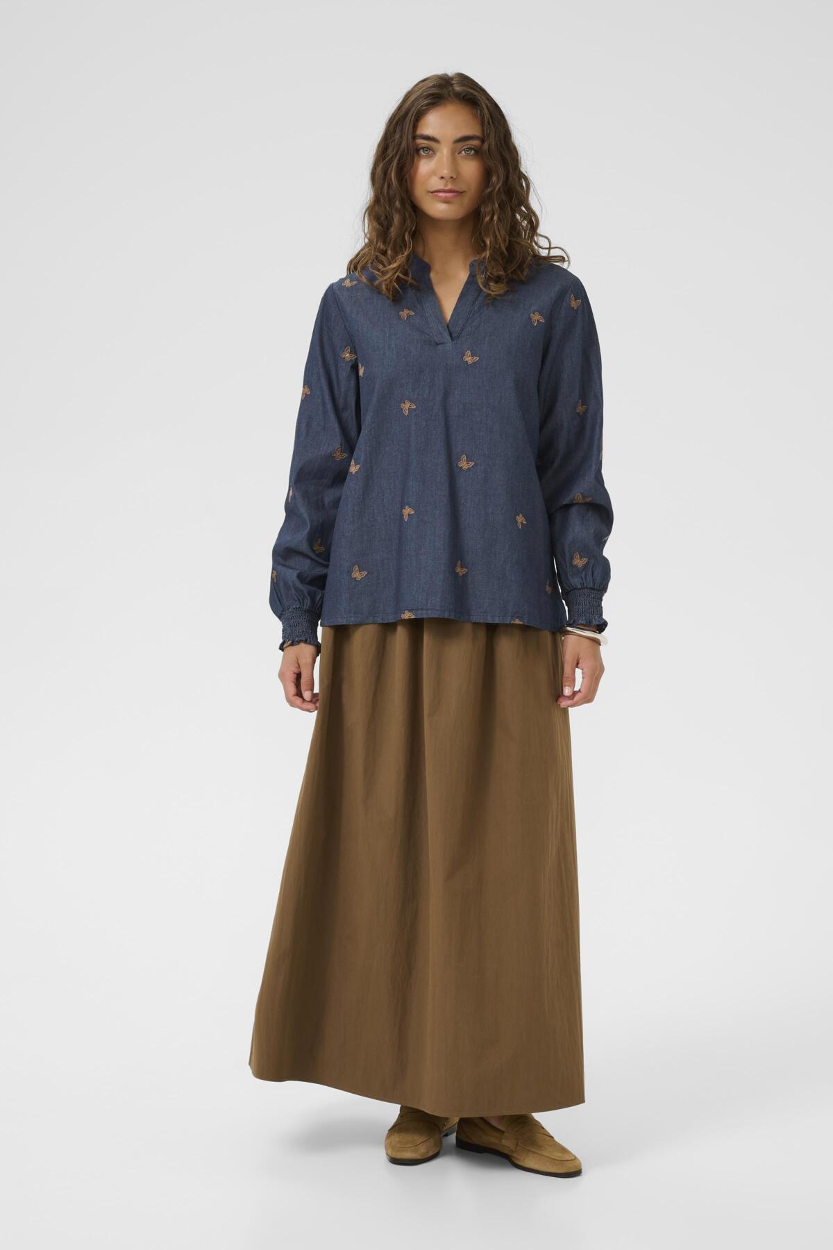 Culture naisten pusero Cufilipa Michelle Blouse, Rinse Wash