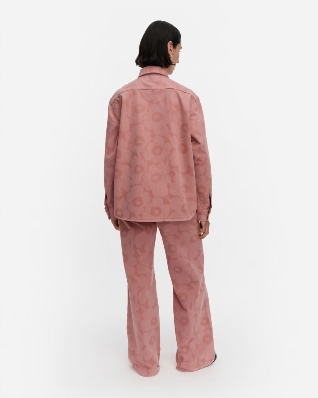 Marimekko naisten farkkupaita Maridenim Vaihe Unikko Paita, vaaleanpunainen