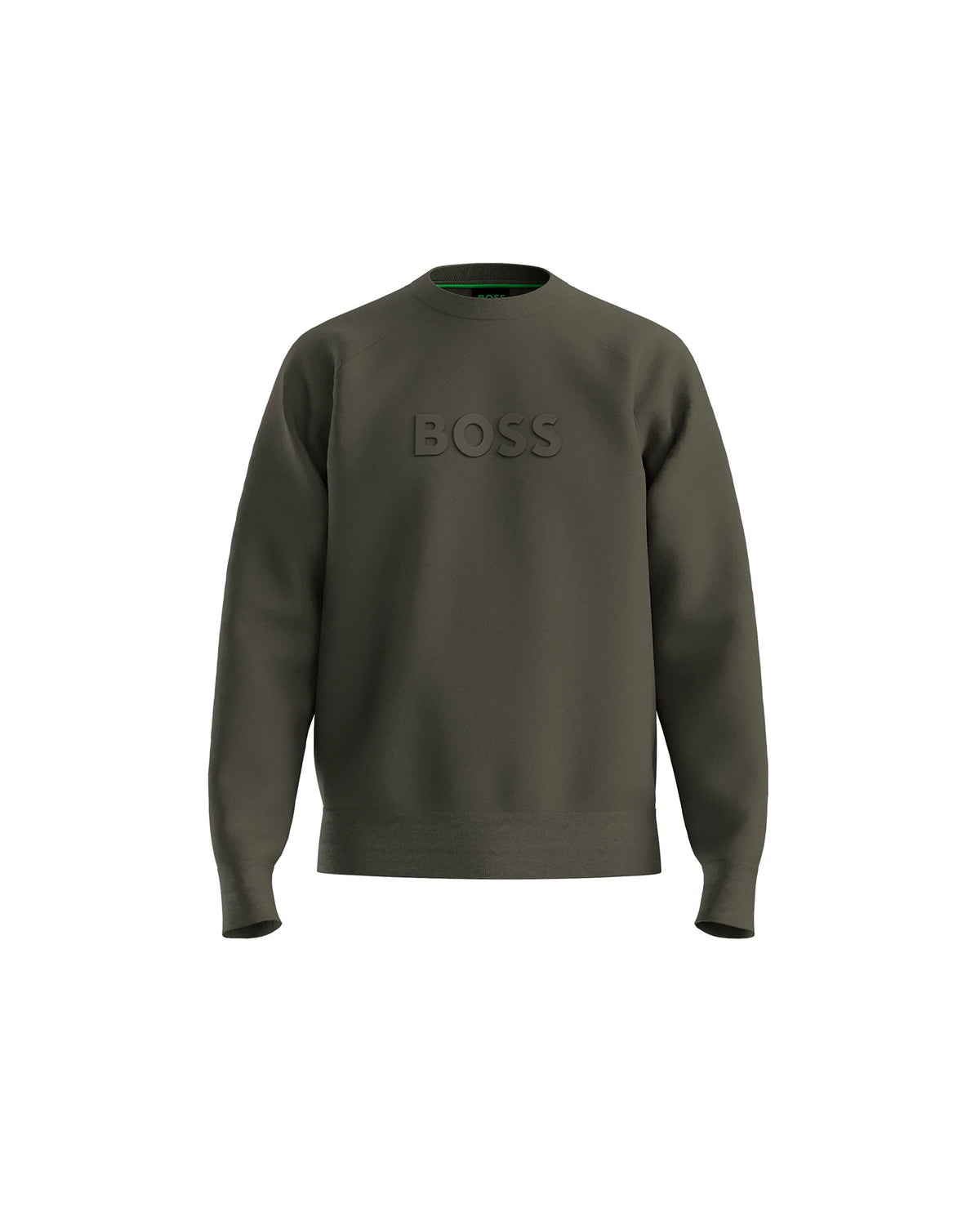 Hugo Boss miesten collegepaita Salbo, tummanvihreä