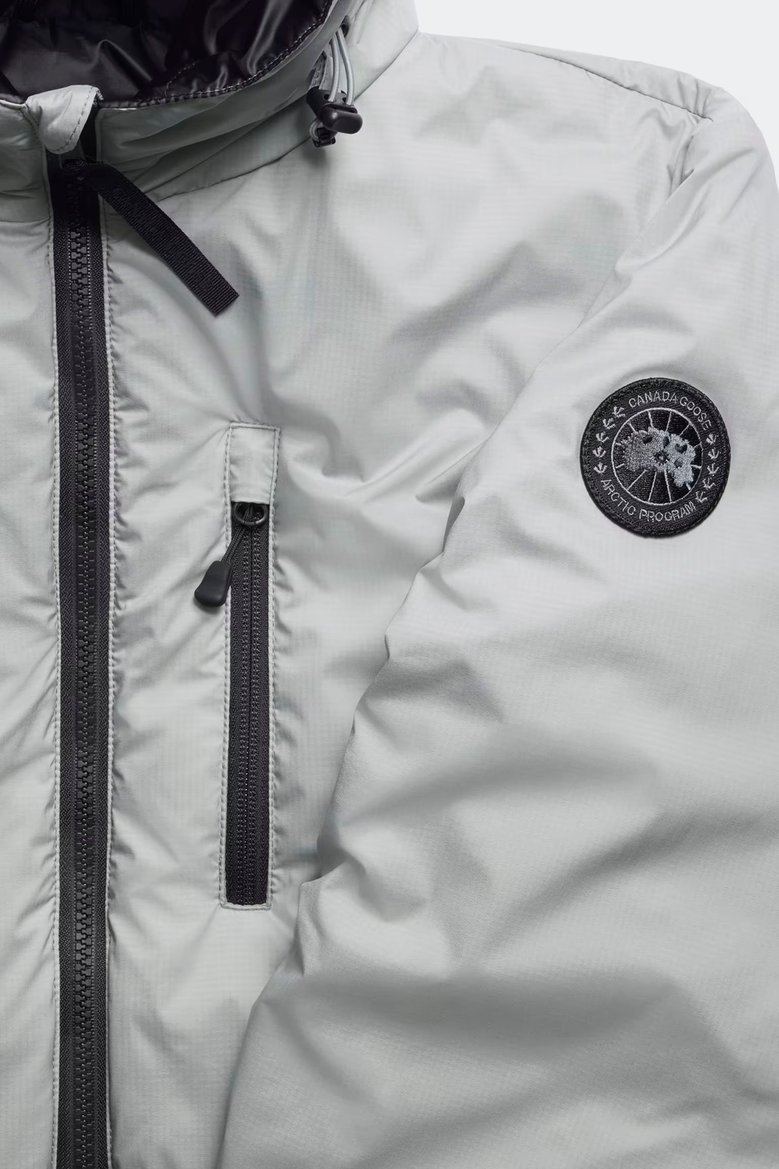 Canada Goose miesten takki Lodge Hoody - R - Black Disc, harmaa