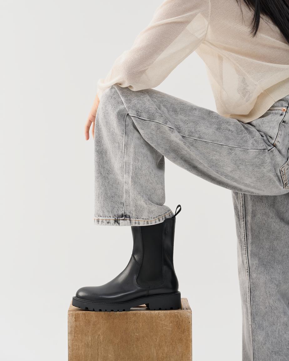 Vagabond naisten nilkkurit Kenova Chelsea Ankle Boot, musta