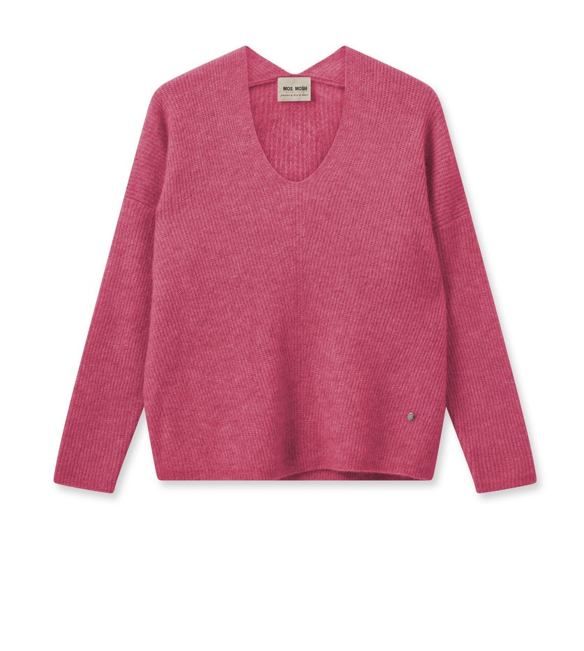 mos-mosh-neule-thora-v-neck-knit-vaaleanpunainen-1