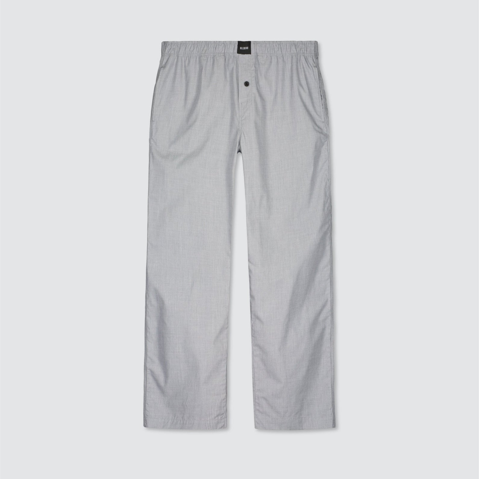 Billebeino miesten Lounge Pants, raidallinen musta