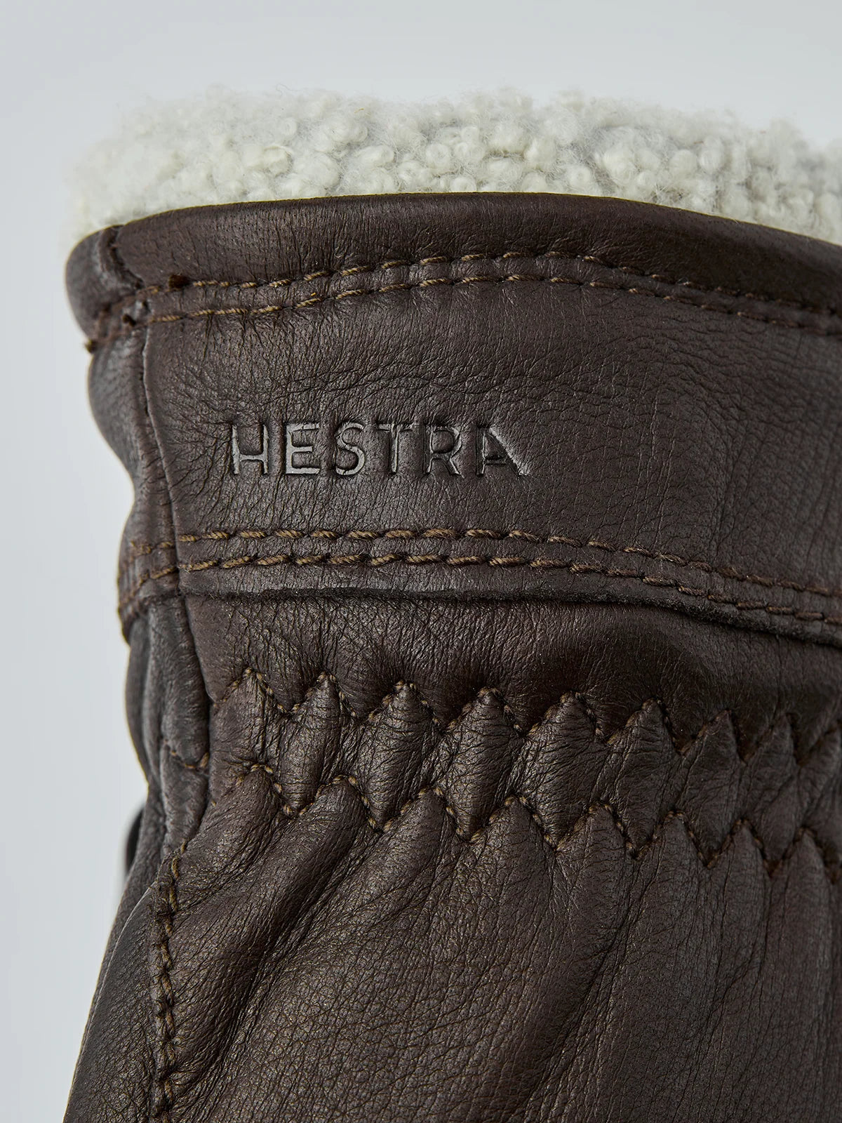 Hestra naisten käsineet Buvika Deerskin, tummanruskea