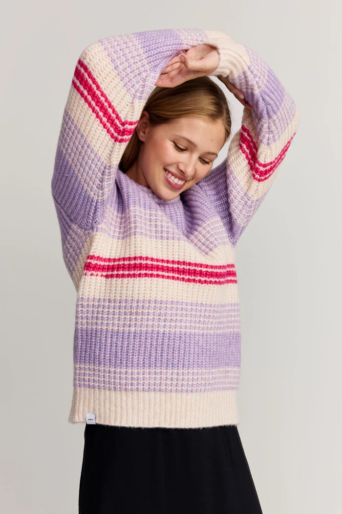 MABEL KNIT MONIVÄRINEN RAITA