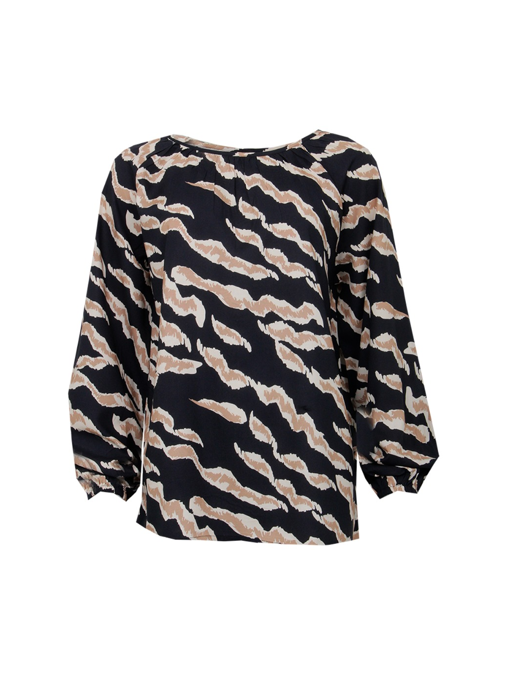 S.T.I naisten pusero Kylie Blouse 70cm, musta kuosi