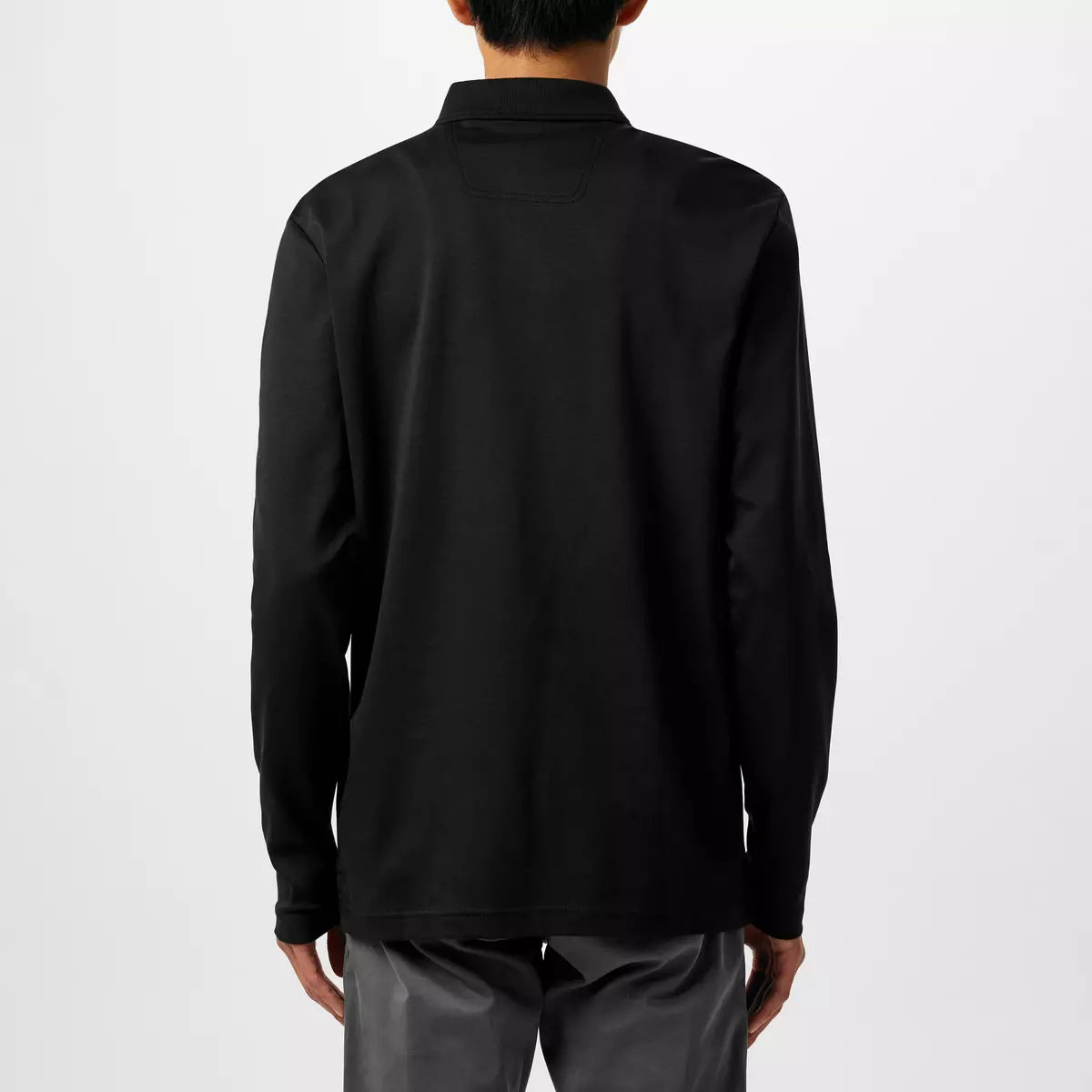 Hugo Boss miesten pitkähihainen polokauluspaita PIROL, musta