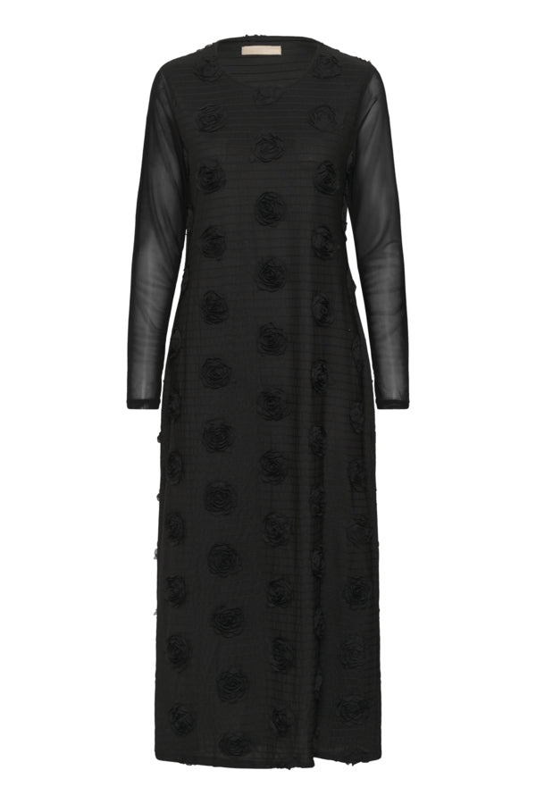 Culture Mascha Mesh Dress, musta