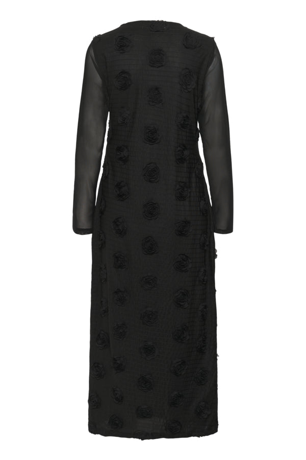 Culture Mascha Mesh Dress, musta