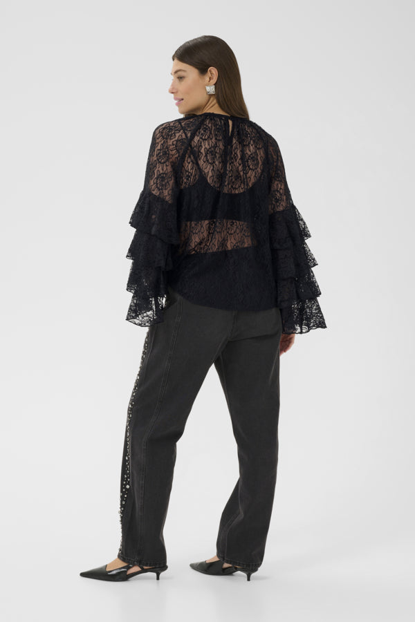 CUCLEMENCY BLOUSE Black