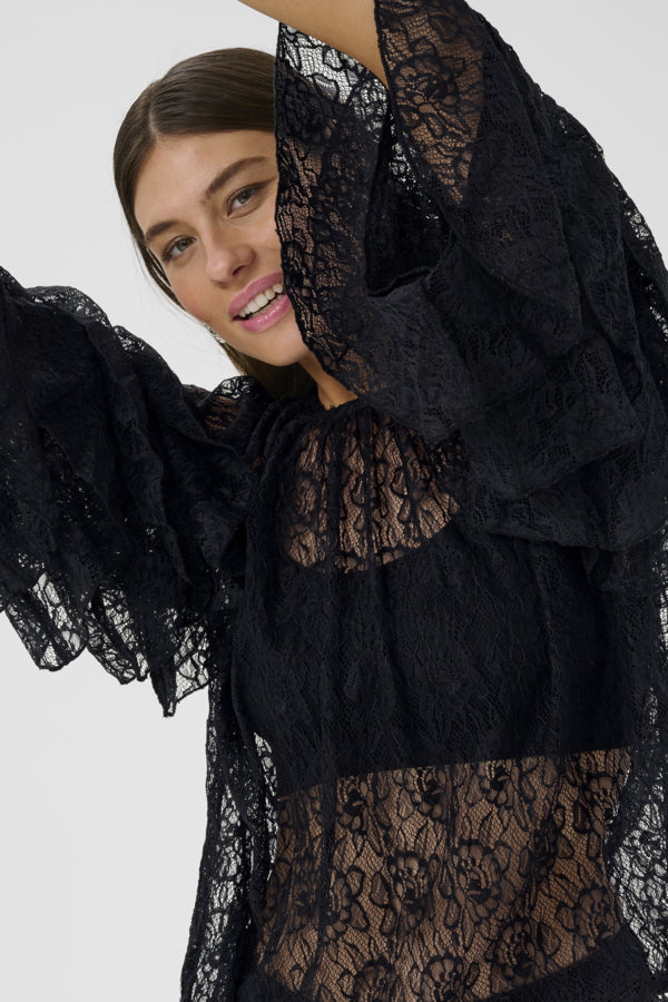 CUCLEMENCY BLOUSE Black