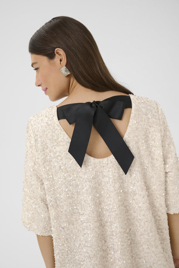 CUNALI DRESS Whitecap