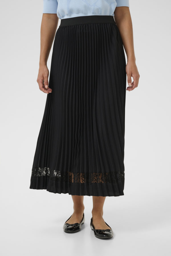 CUSIGGY BETTY LACE SKIRT Black
