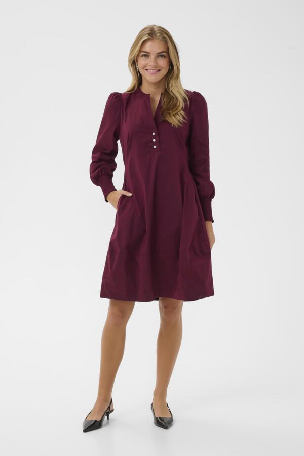 LORETTA ANTOINETT DRESS Zinfandel