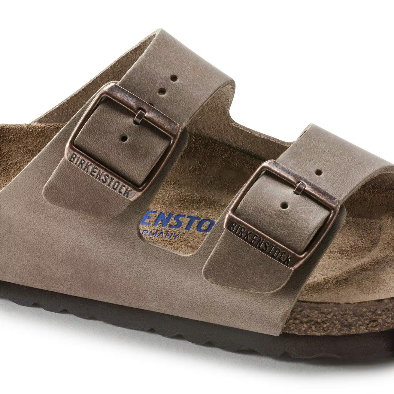 Birkenstock unisex sandaalit Arizona Regular Leather Tobacco, beige
