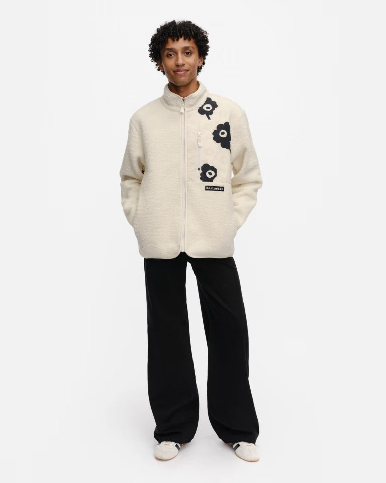 Marimekko unisex teddytakki Vaellus Mini Unikko Kioski, luonnonvalkoinen