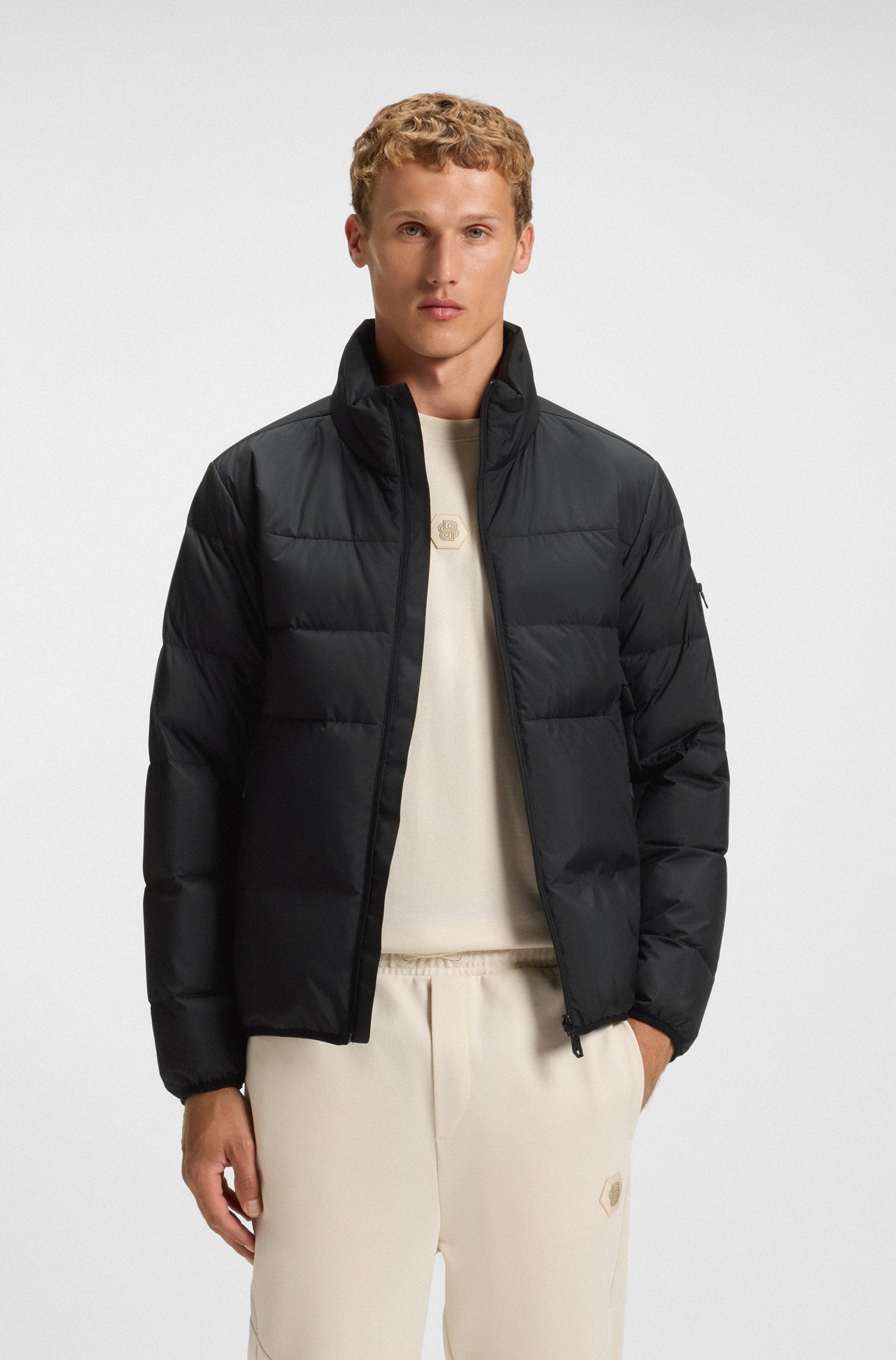 Hugo Boss miesten untuvatakki, OW URBANEX PUFFER MUSTA