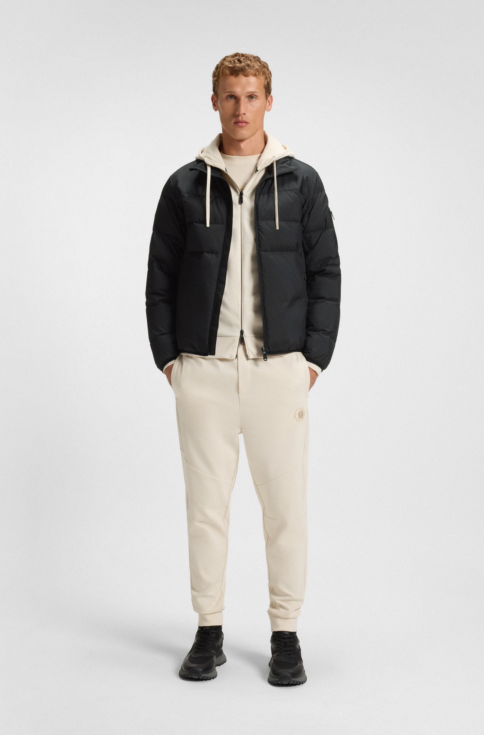 Hugo Boss miesten untuvatakki, OW URBANEX PUFFER MUSTA