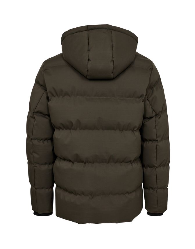 K GINO MARCELLO PUFFER JACKET KHAKI