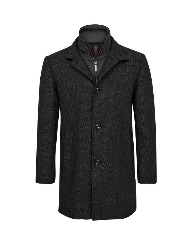 K GINO MARCELLO WOOL COAT HARMAA