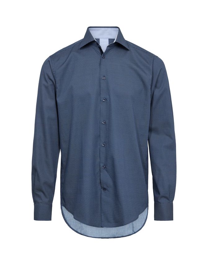 Gino marcello miesten kauluspaita K 3102062, tummansininen