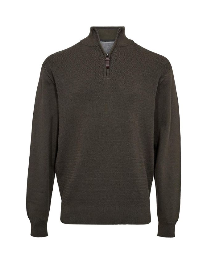 Gino Marcello miesten neule K 320848-780, tummanvihreä