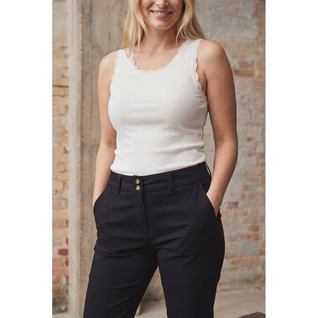 Isay naisten housut Chino Pant, musta