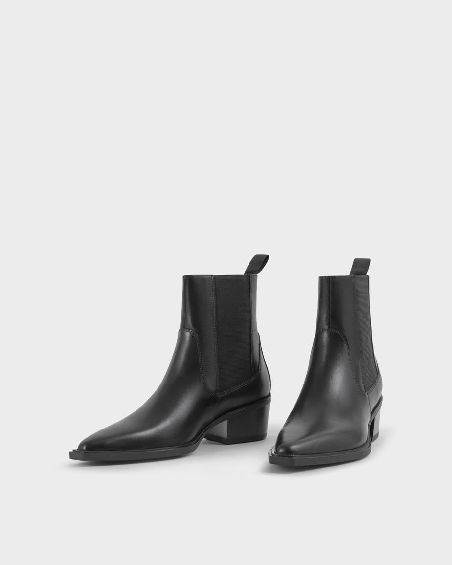 Vagabond naisten nilkkurit Kelsey Pointed Toe Chelsea Ankle Boot, musta