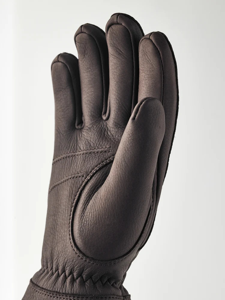 Hestra naisten käsineet Buvika Deerskin, tummanruskea