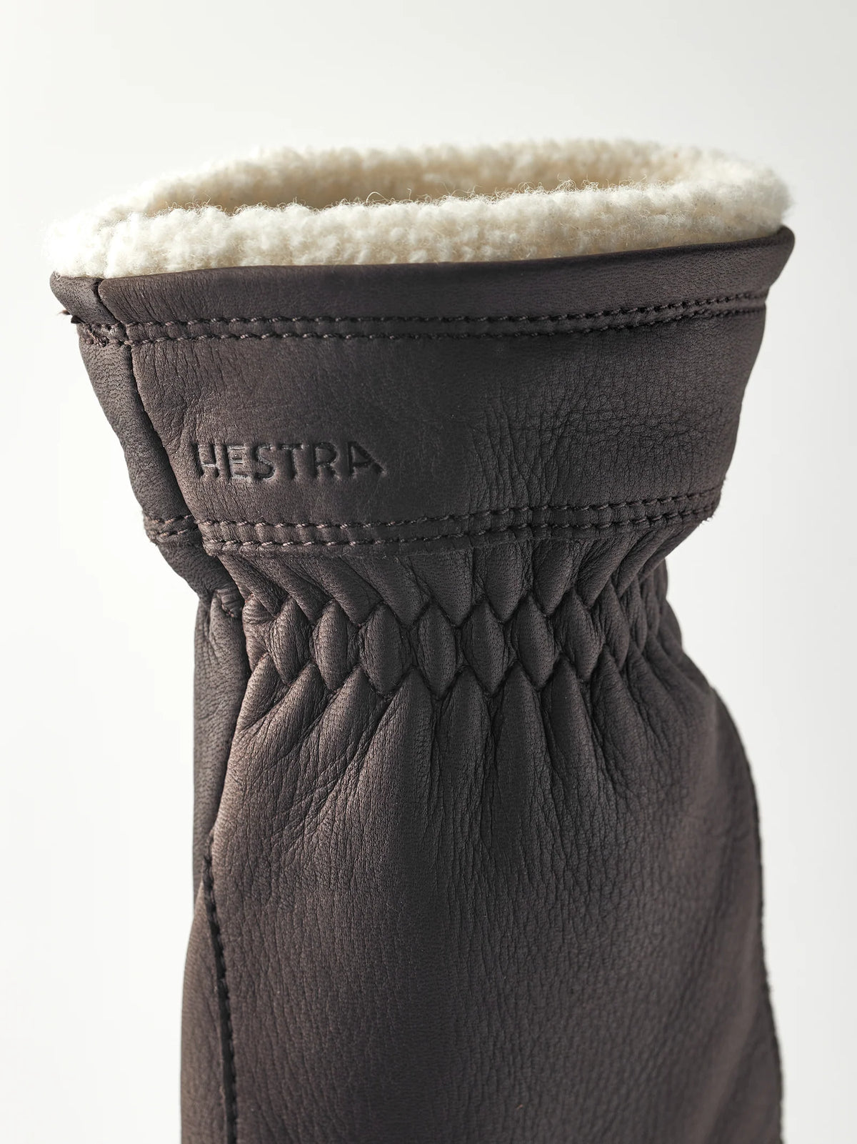 Hestra naisten käsineet Buvika Deerskin, tummanruskea