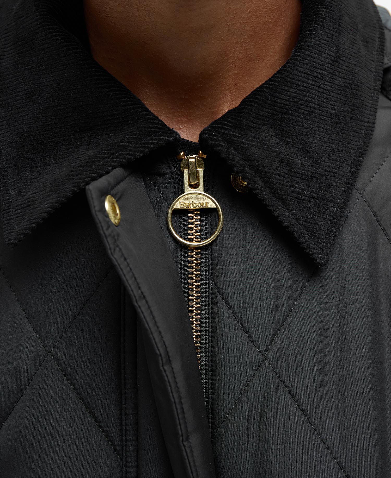 Barbour naisten takki Meredith Quilted Jacket MUSTA
