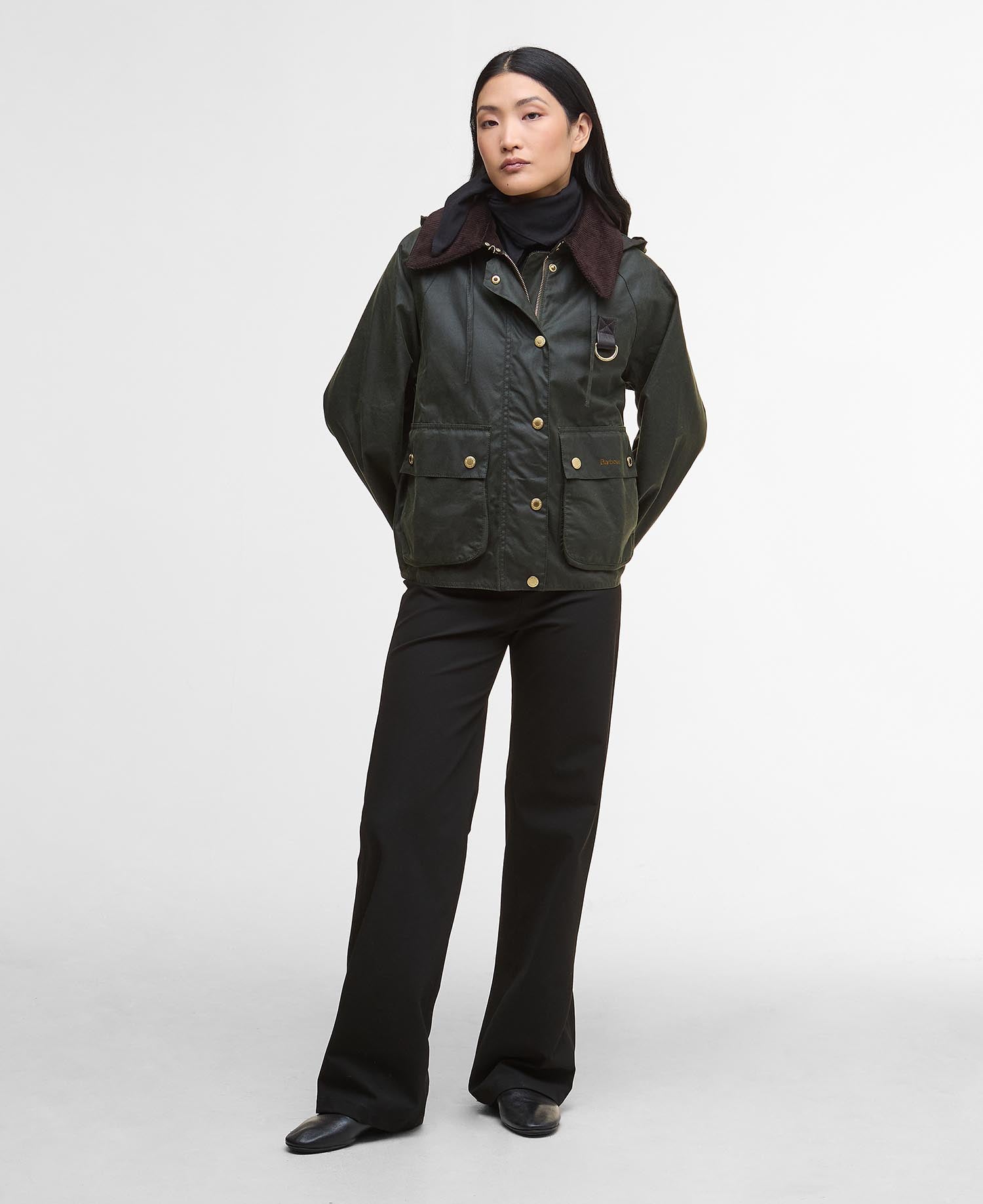 Barbour Reighton Wax Jacket KHAKI