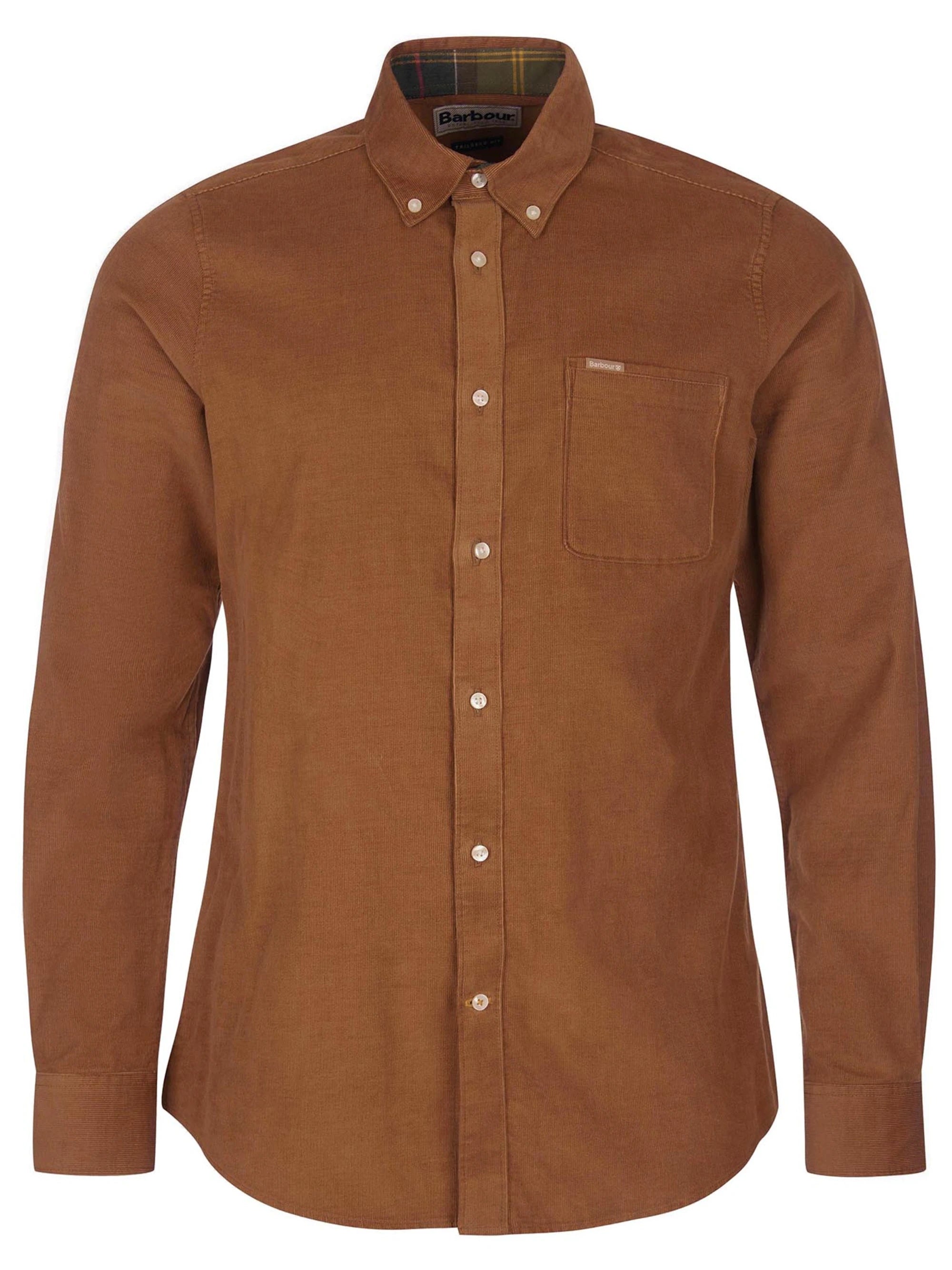 Barbour Ramsey Tailored Cord Shirt KONJAKINRUSKEA