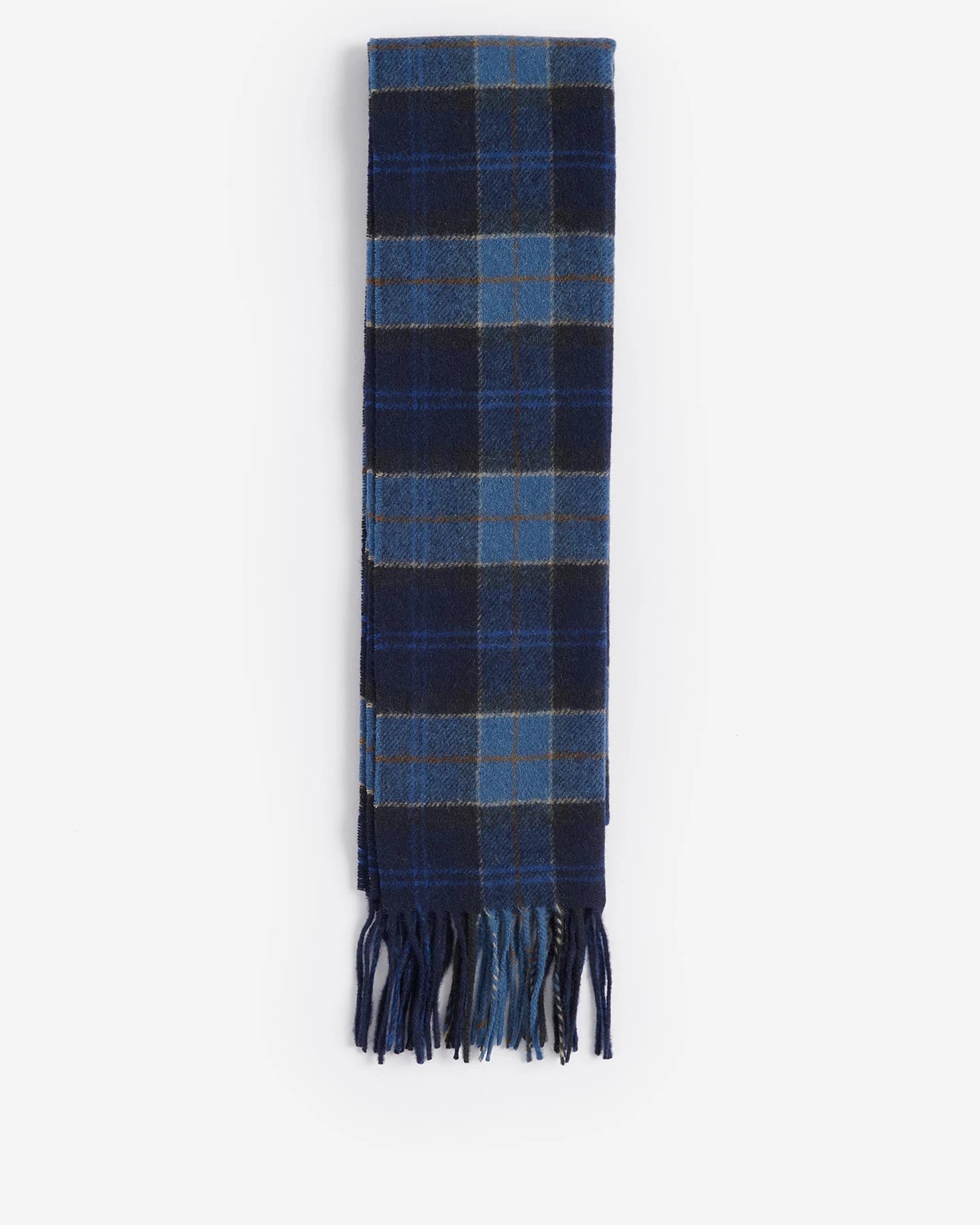 TARTAN LAMBSWOOL NOS SCARF SININEN RUUTU