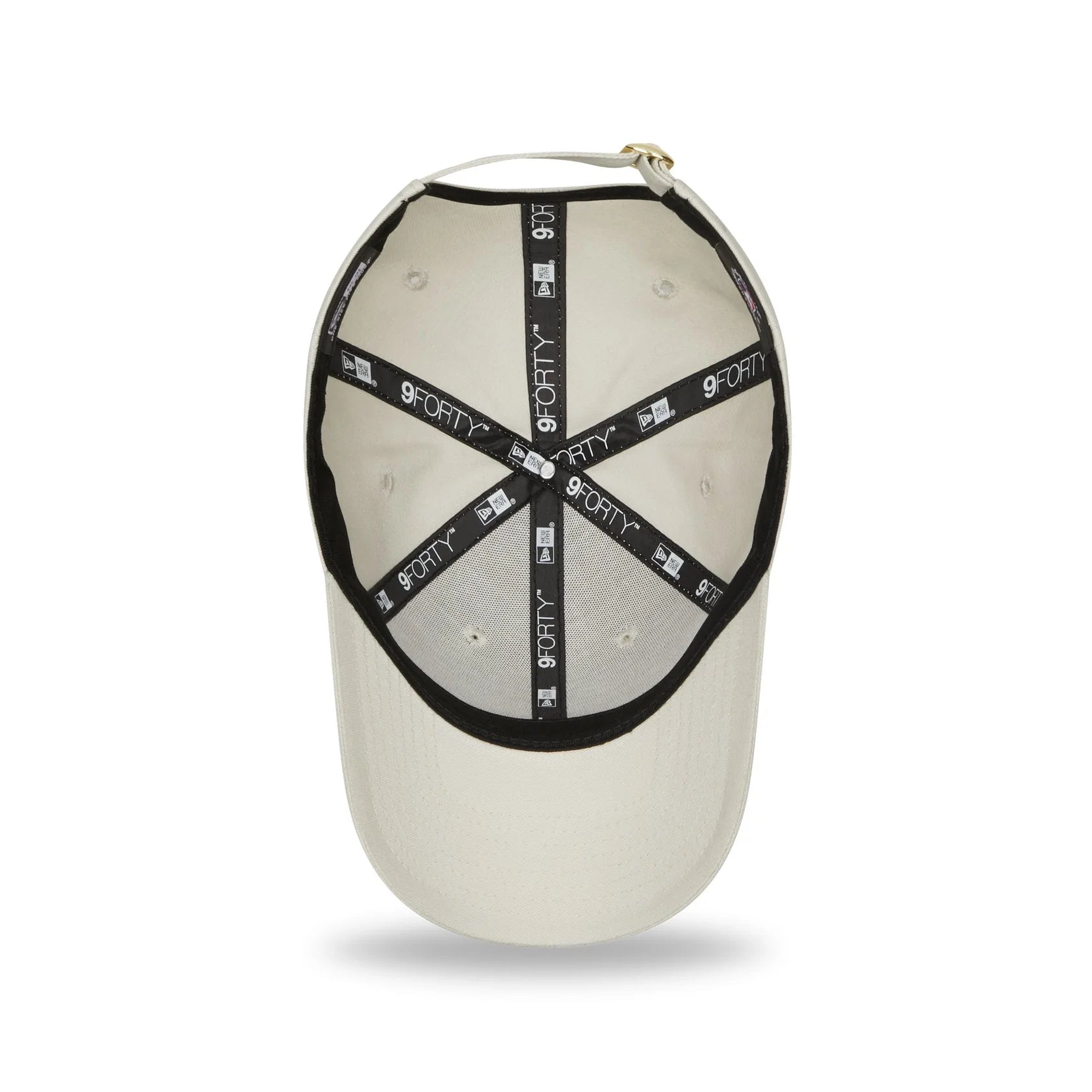 New Era naisten lippis Female Metallic Logo 9FORTY®, luonnonvalkoinen