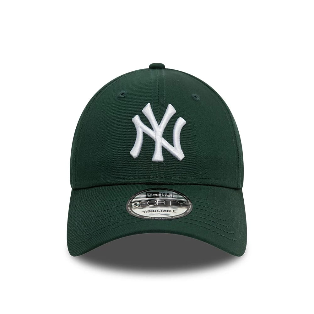New Era unisex lippis League Essential 9Forty, tummanvihreä