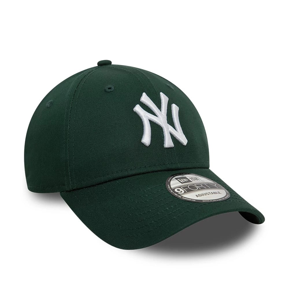 New Era unisex lippis League Essential 9Forty, tummanvihreä