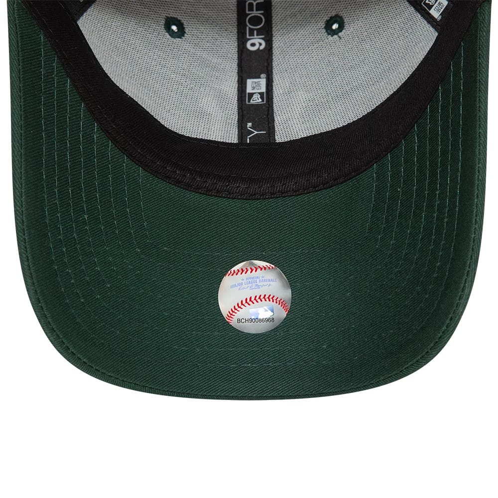 New Era unisex lippis League Essential 9Forty, tummanvihreä