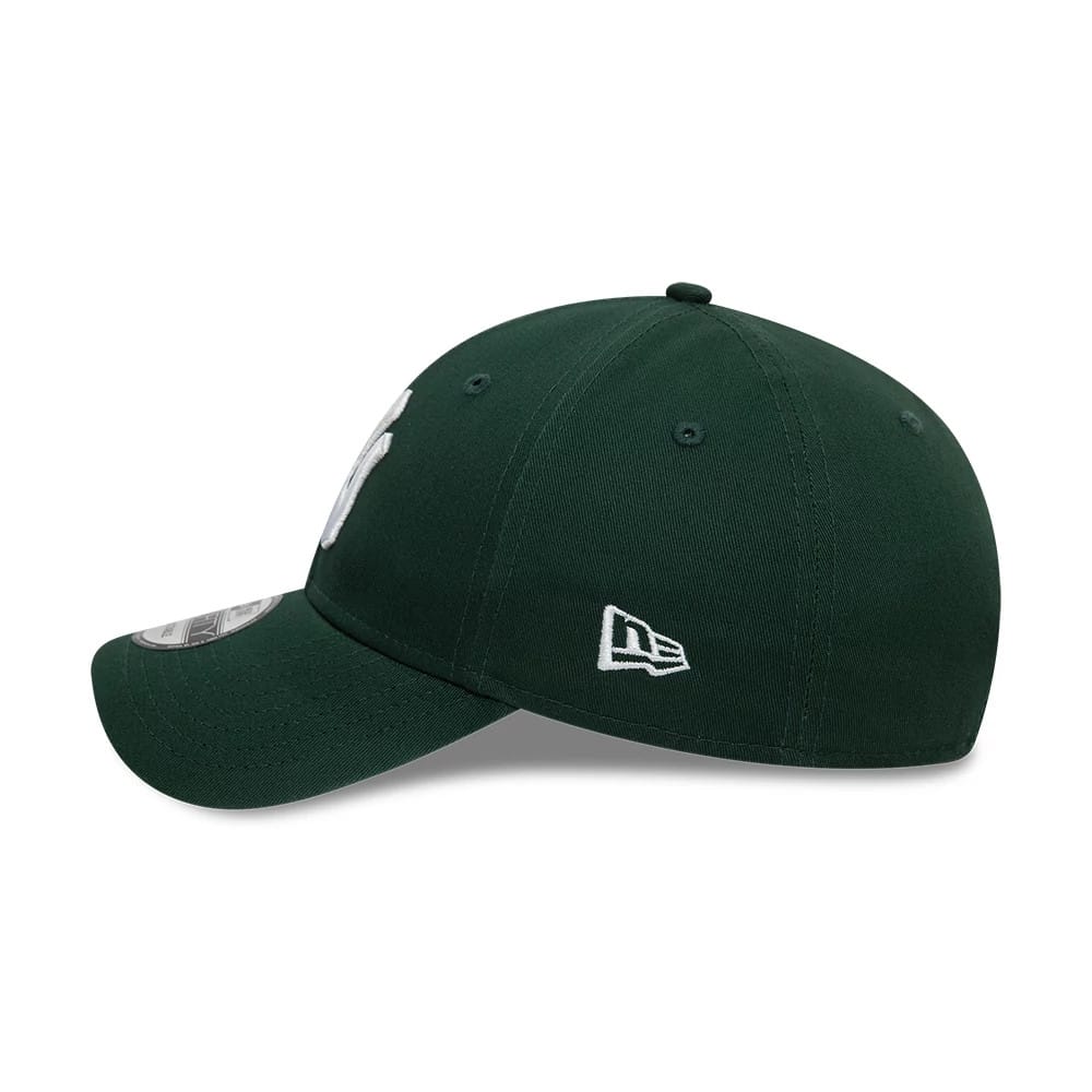 New Era unisex lippis League Essential 9Forty, tummanvihreä