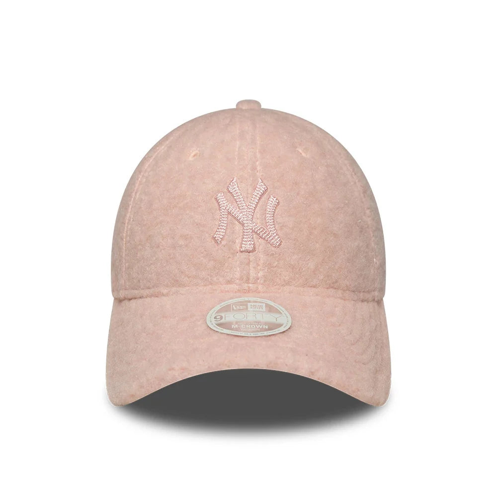 New Era naisten lippis Winter Borg 9FORTY NY, vaaleanpunainen