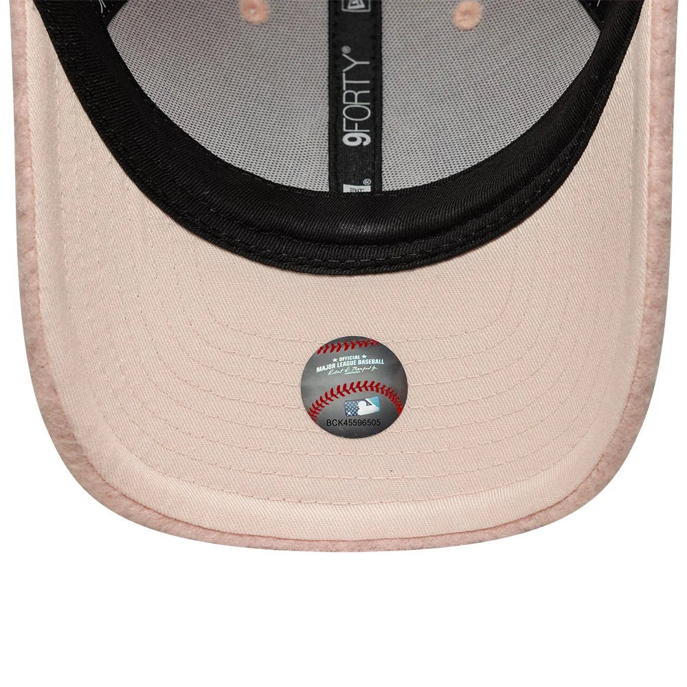 New Era naisten lippis Winter Borg 9FORTY NY, vaaleanpunainen