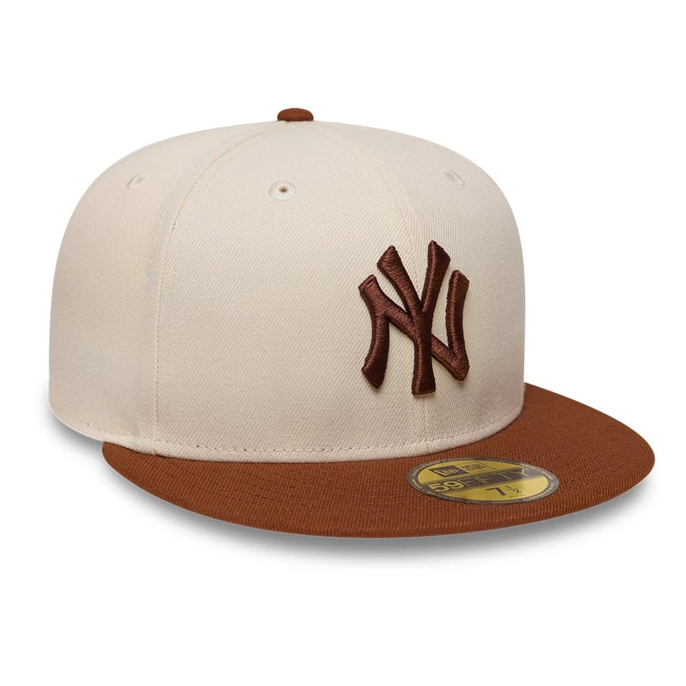 New Era miesten lippis League Essential 59FIFTY, konjakinruskea