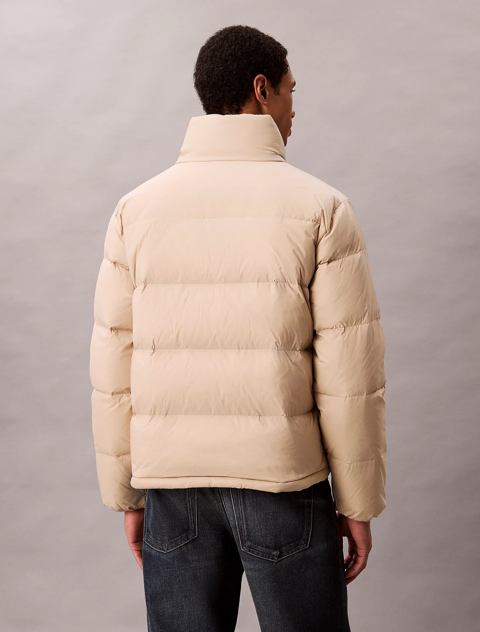 LS MDWT NYLON CHNNL DOWN PUFFER VALKOINEN