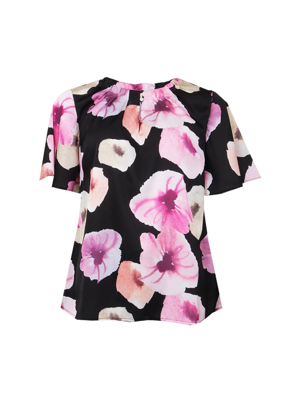 S.T.I naisten pusero Kaisinna Blouse, vaaleanpunainen kuosi