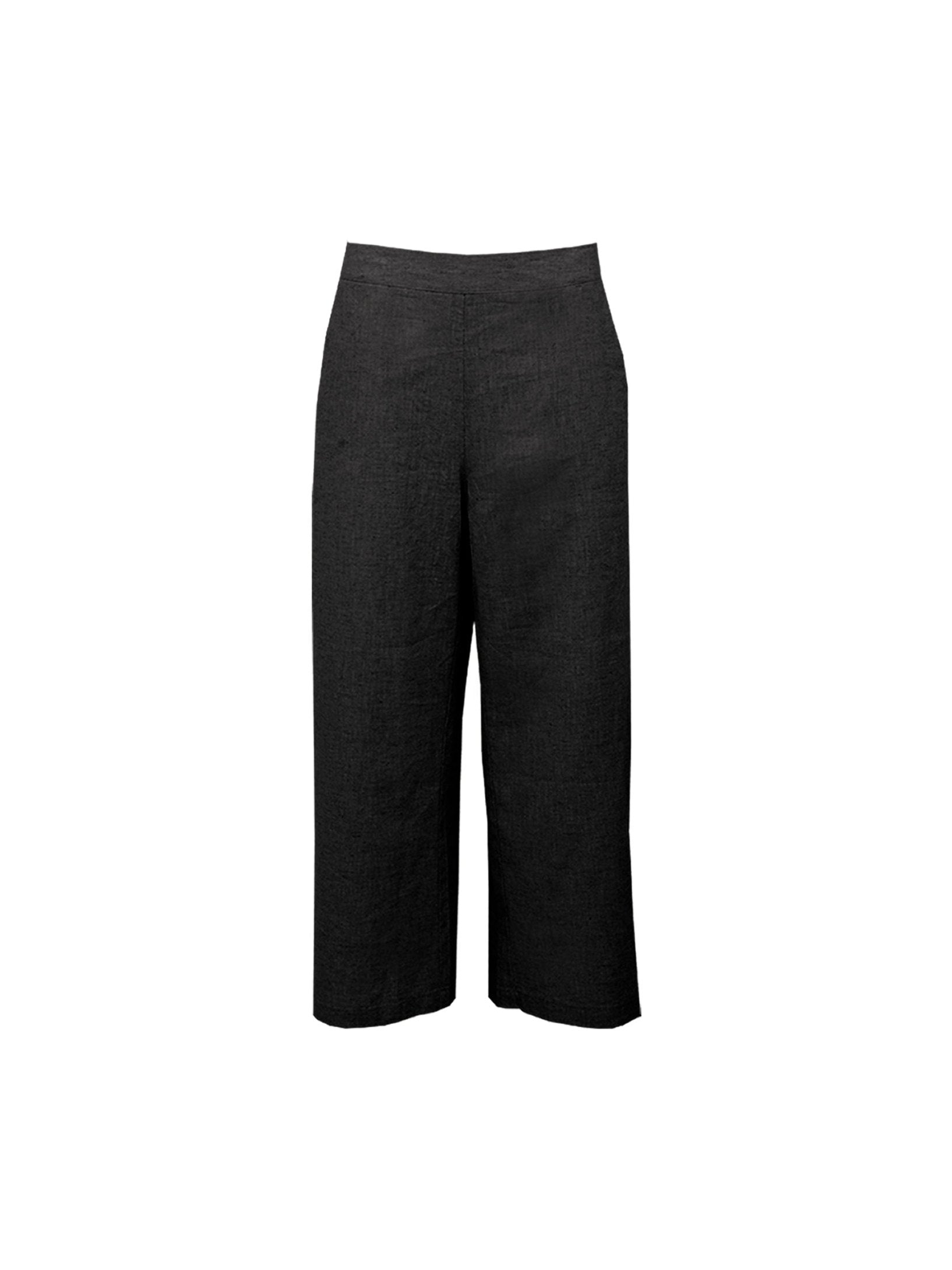 S.T.I naisten housut Elysia Linen Pant, musta