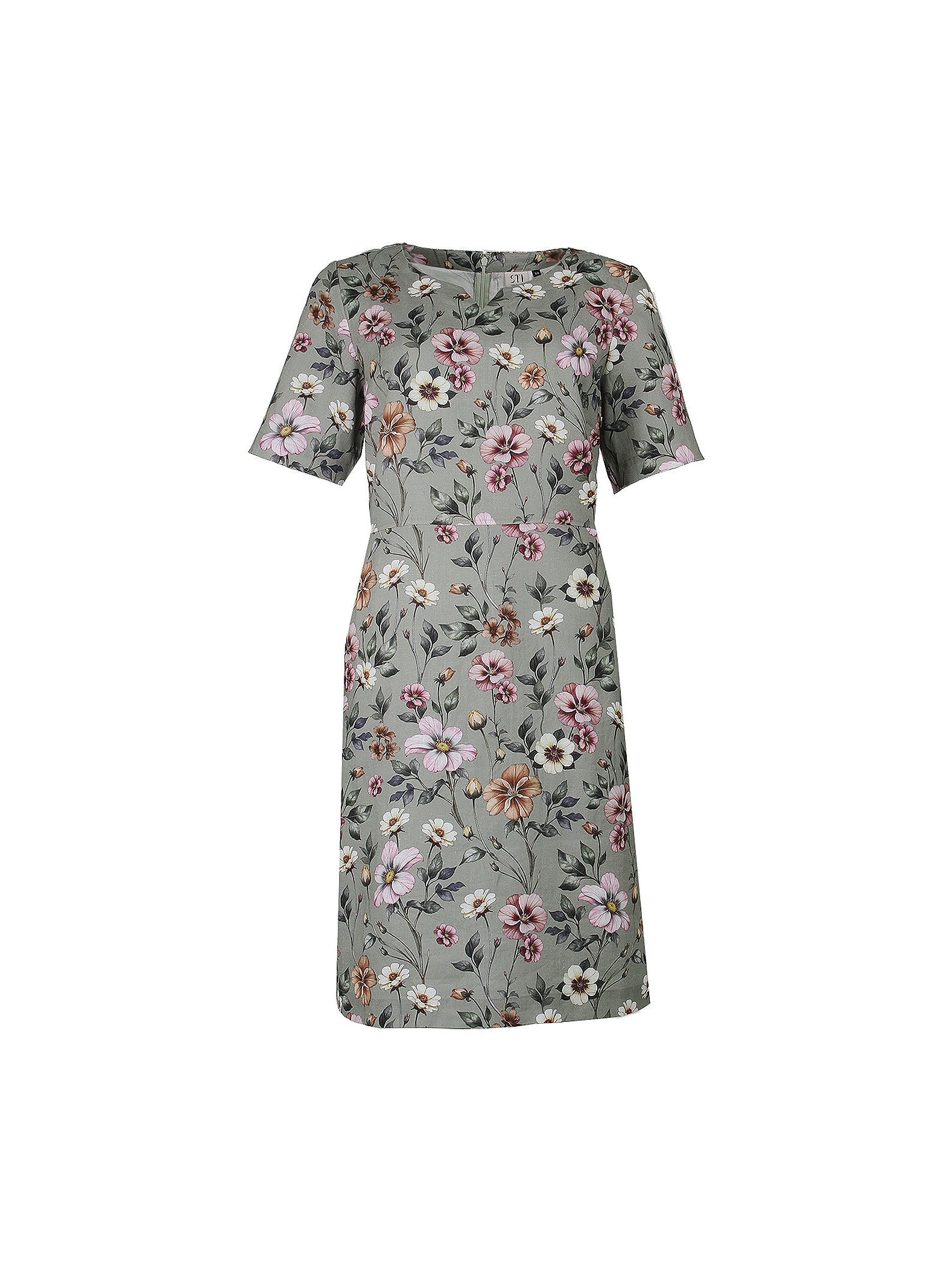 S.T.I naisten mekko Carenne Print Dress, kuosillinen beige