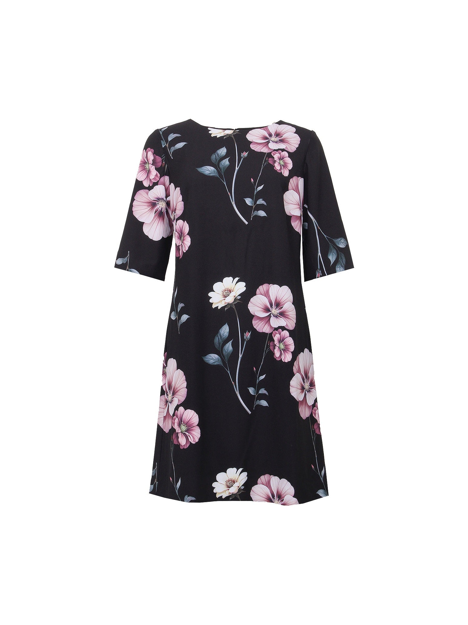 S.T.I mekko Geena Dress, musta kuosi